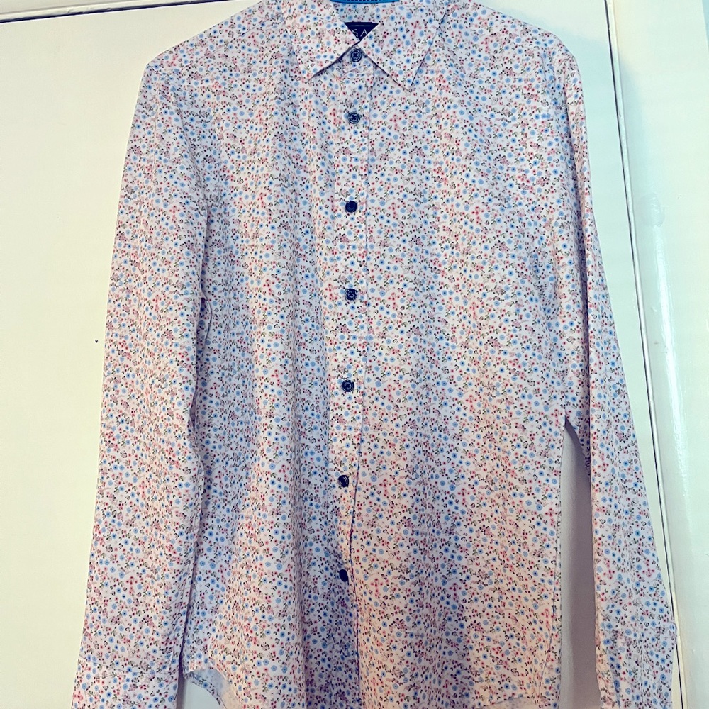 Jos A Bank Slim Fit Traveler Dress Shirt